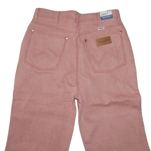 VTG Wrangler Flare Bellbottom Jeans 622 Wanderer Pink Earth Wash size 30x34 NWT - Picture 12 of 12